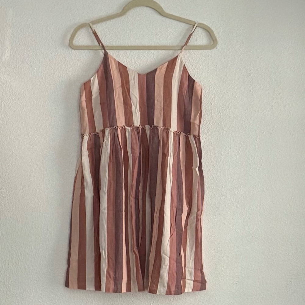 Madewell Ruffle Waist Babydoll Cami Dress - Picture 1 of 8